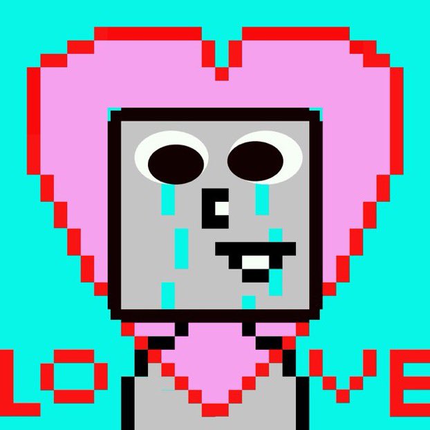 Happy Valentine’s Day to all!! Googly bot crying tears of happiness from the love!! #NFTdrop #NFTCommunity #nfts #digitalart #NFTartist #NFTProject