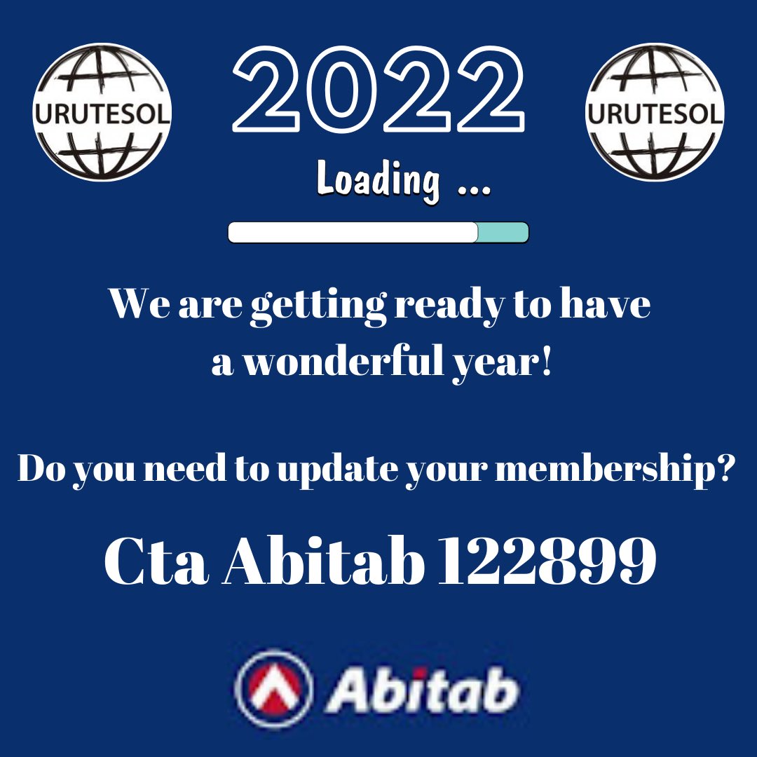 It’s 2022! Time to join URUTESOL! Time to renew your membership! #becomeaurutesoler #joinurutesol