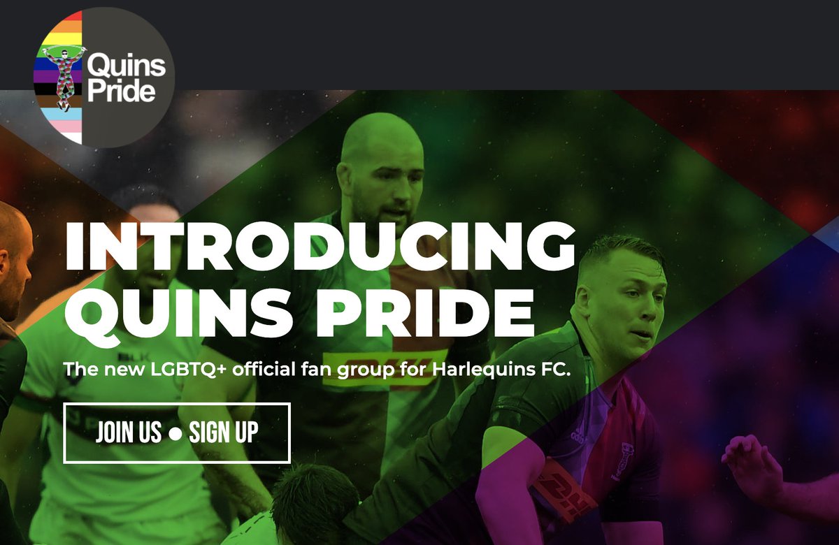 It's PRIDE GAME WEEK! 🙌🏳️‍🌈👊 To kick it off in style, we're delighted to announce the launch of our new website! If you've got a mo, come check it out! We're also now taking sign up details for new members. Remember, allies are welcome! #QuinsFamily quinspride.com