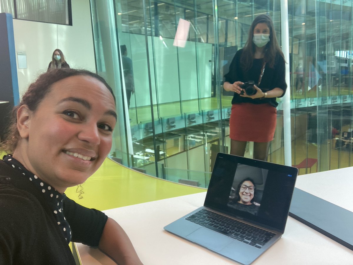 JoyceBrowne's tweet photo. Wat was dát leuk! 🥳 Ik ben heel erg benieuwd naar het filmpje dat ik vanmiddag opnam met het @UniUtrechtPE team voor de 7e en 8e groepers die straks meedoen aan Debuut. 

Met virtuele eregast Dr Lachmi uit 🇸🇷! 

#UUgotthis @UMCUtrecht

https://t.co/hzBGIeJnM7 https://t.co/V8pVGsWvgP