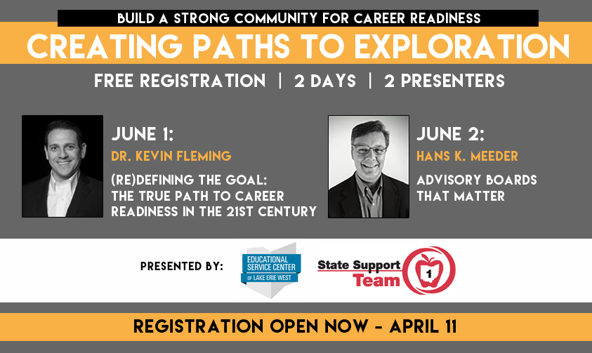 Join us for this two-day training focused on building pathways and creating strong partnerships to support your students’ career exploration and preparation. 

You don't want to miss this free opportunity to learn from Dr. Kevin Fleming and Hans K. Meeder!
sstr1.org/event/creating…