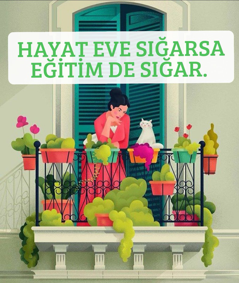 Sağlığımız herşeyden önemli ve en sağlıklı ortam evlerimiz. #EğitimiOnlineYapın
