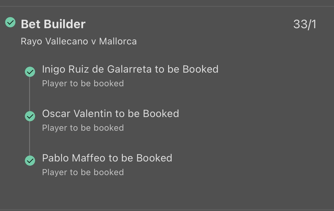 bettingvillage's tweet image. 250 RETWEETS FOR TONIGHTS CARD TIPS!! 🟨🟥

YESTERDAY 45/1 ✅
SATURDAY 21/1 ✅
FRIDAY 14/1 ✅
THURSDAY 57/1 ✅
TUESDAY 40/1 ✅

WHAT A GREAT WEEK! 🔥🔥🔥🔥

18+ gambleresponsibly