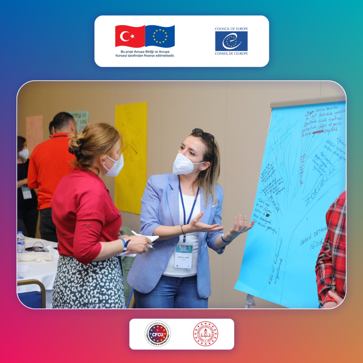 ProjeDemokrasi's tweet photo. Eğitici eğitmenlerimizin ikinci grubu ile eğitimimiz başladı. Öğretmenlerimiz eğitimin ilk gününde okullarda demokratik kültür yetkinliklerini geliştirmeye yönelik yapılan örnek uygulamaları tartışma fırsatı buldu.

@tcmeb
@coe
@cfcuturkey
@EUDelegationTur
@ABBaskanligi https://t.co/O3J6Ed7oCI