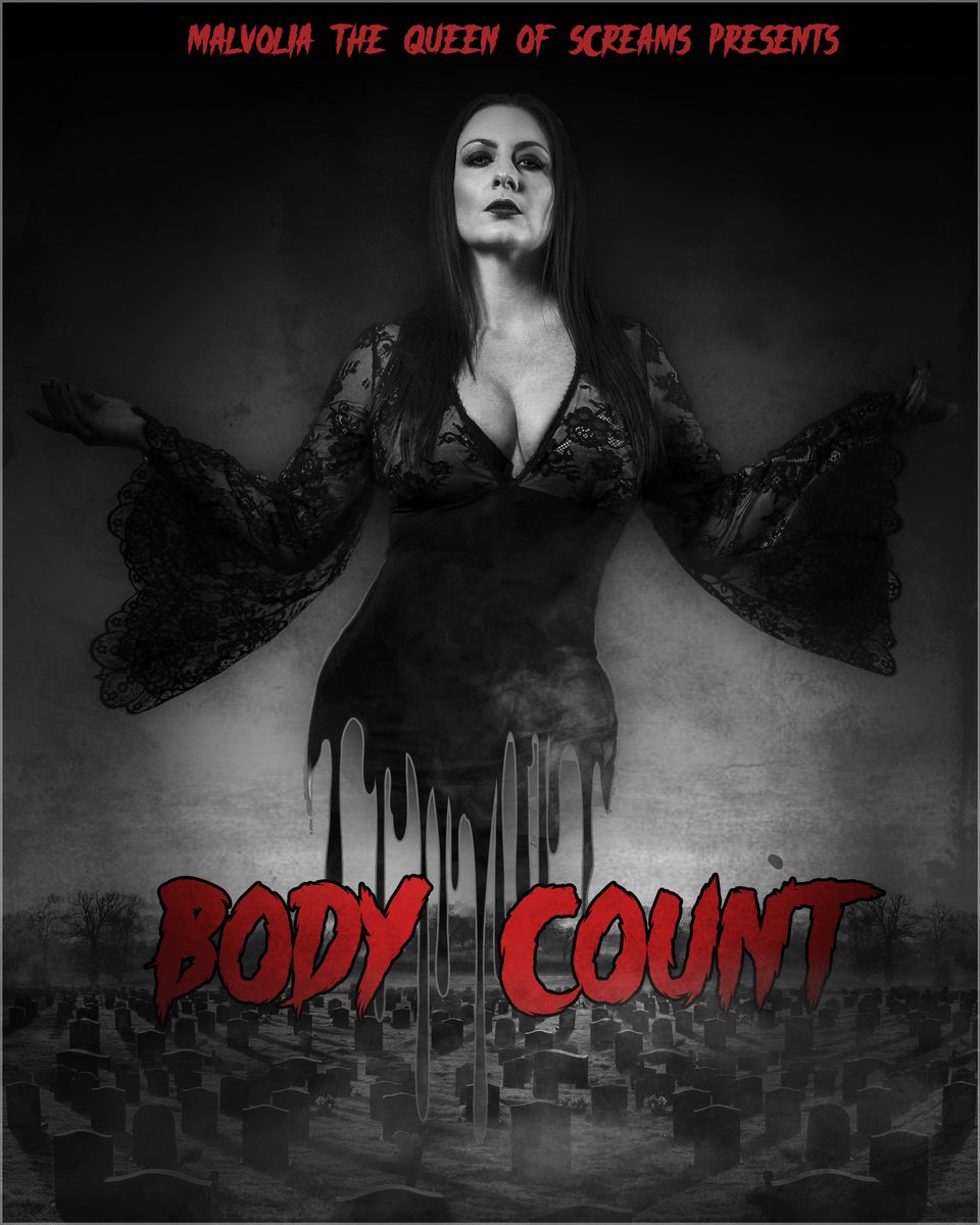 QueenMalvolia's tweet photo. BODY COUNT #indiegogocampaign released this morning! We’ve got Producer credits, Actor parts, signed memorabilia! LINK: https://t.co/uQttIbv8BI
#supportwomeninhorror Every little bit helps!! It’s gonna be a killer time! 😈
#bodycount #horroranthology #femalecreator #horrorhostess https://t.co/zy98iCo82B
