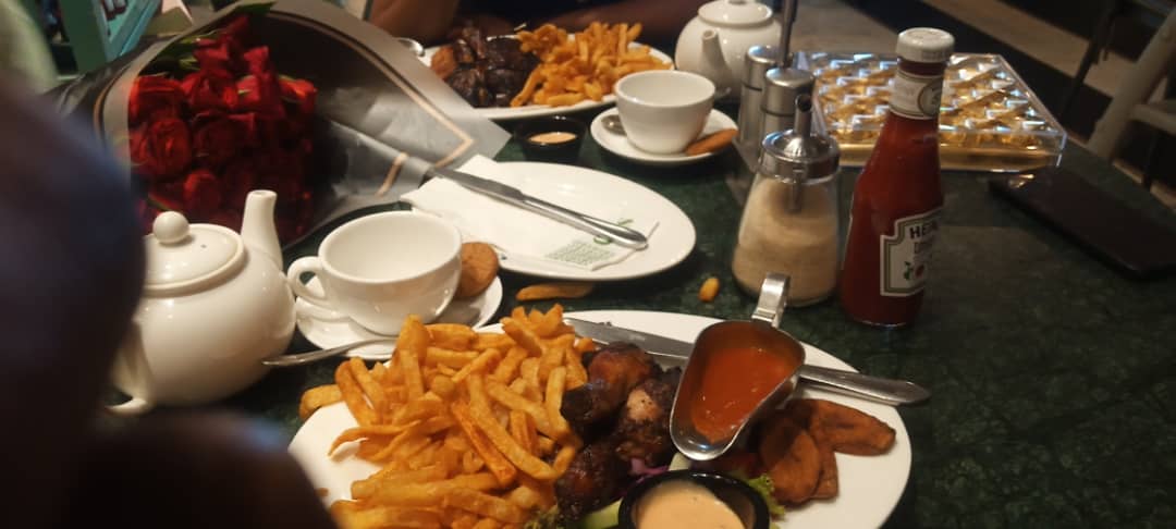 LuckieMalaika's tweet photo. Valentine's day well spent and it has been sponsored by #CJs14DaysofValentine, a big thank you to @cafejavas_ug whatever was promised has been given to us, thank you for that high integrity ❤️ https://t.co/ou559fBADo