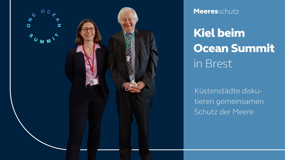 stadt_kiel's tweet photo. Auf dem #OneOceanSummit2022 in Brest unterzeichnete #Kiel:s Stadtpräsident Tovar zusammen mit Vertreter*innen anderer Küstenstädte die "Sea'ties Decleration". Gemeinsam fordern sie mehr inter- und nationalen Einsatz gegen den Anstieg des Meeresspiegels ▶️ https://t.co/0raWZ5OTo5 https://t.co/4To71Pnz8f