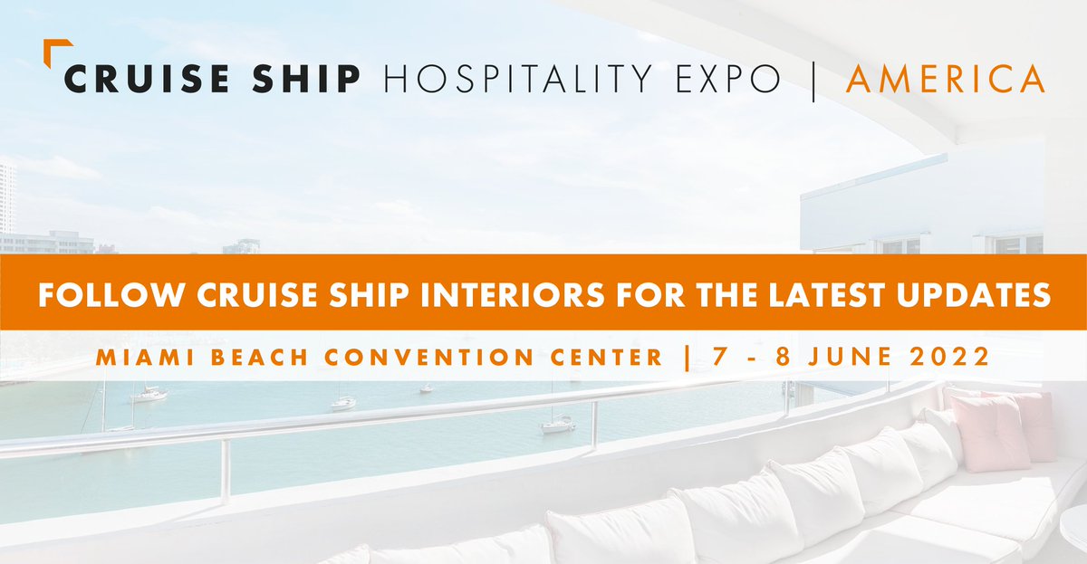 Cruise Ship Hospitality Expo America tweet media