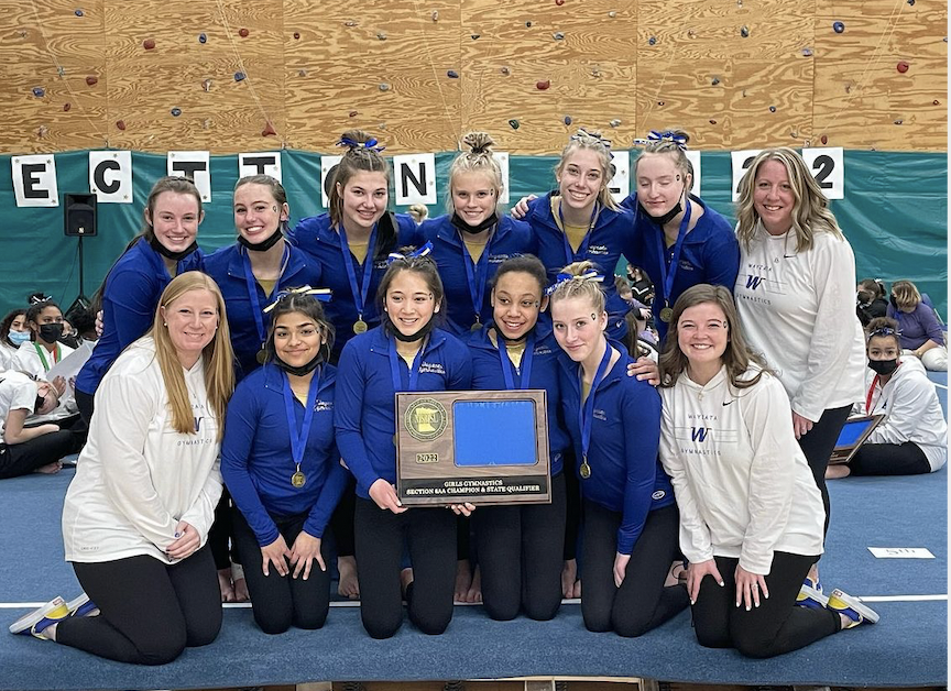 wayzataschools's tweet photo. Girls gymnastics are section champs and headed to STATE! Congratulations!! 💙💛#TrojanPride #WeAreWayzata https://t.co/A6OAjsiyDM