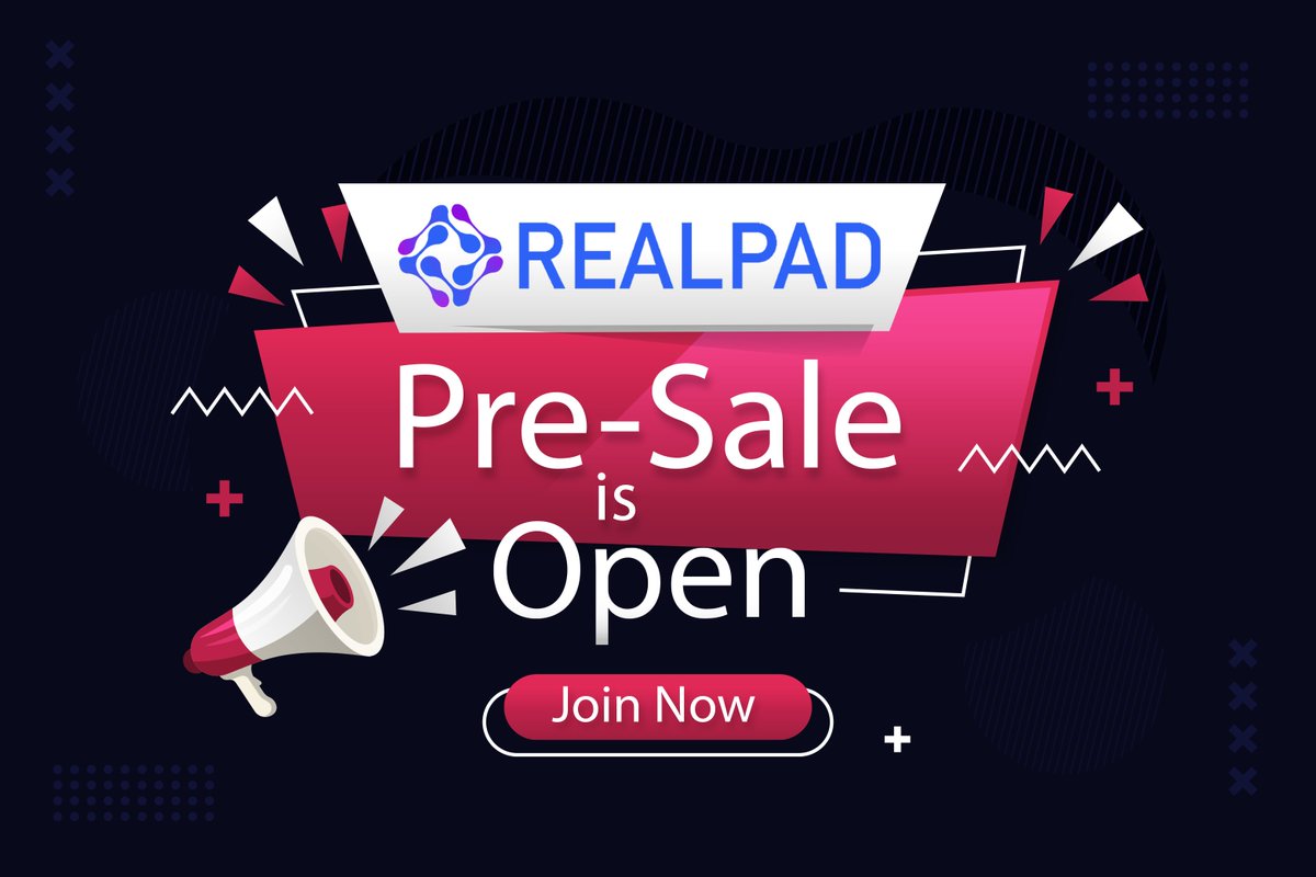 RealPad $RPAD PreSale is Open: sale.realpad.io
✅ 1BNB = 57000 RPAD
✅ Share your referral link and get paid 5% instantly to your wallet for every referred token buyed.
For more infos: whitepaper.realpad.io
Don't miss this opportunity🚀
#RealPad #BSC #Presale #Launchpad