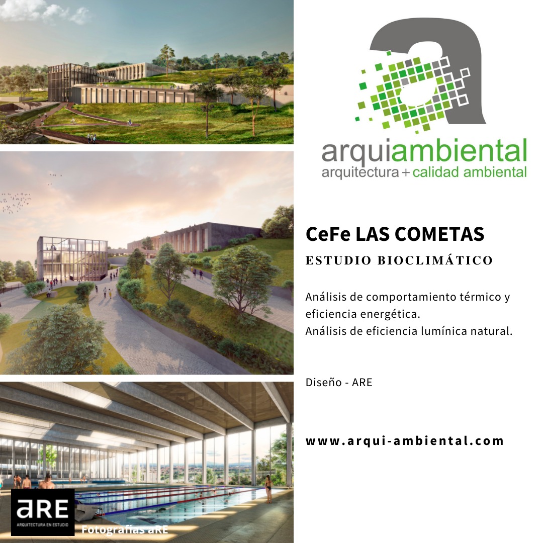 Imágenes de un proyecto que avanza en construcción, el CeFe Cometas, diseñado por <a href="/arq_en_estudio/">aRE Arquitectura en Estudio</a> y con estudio bioclimático de <a href="/ARQUI_AMBIENTAL/">ARQUI AMBIENTAL</a>. #arquitecturasostenible