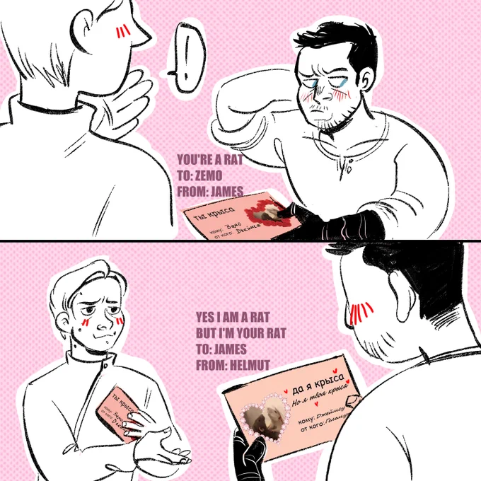 #BuckyBarnes #Zemo #tfatws #winterbaron #ValentinesDay2022 
it's russian meme but anyways 