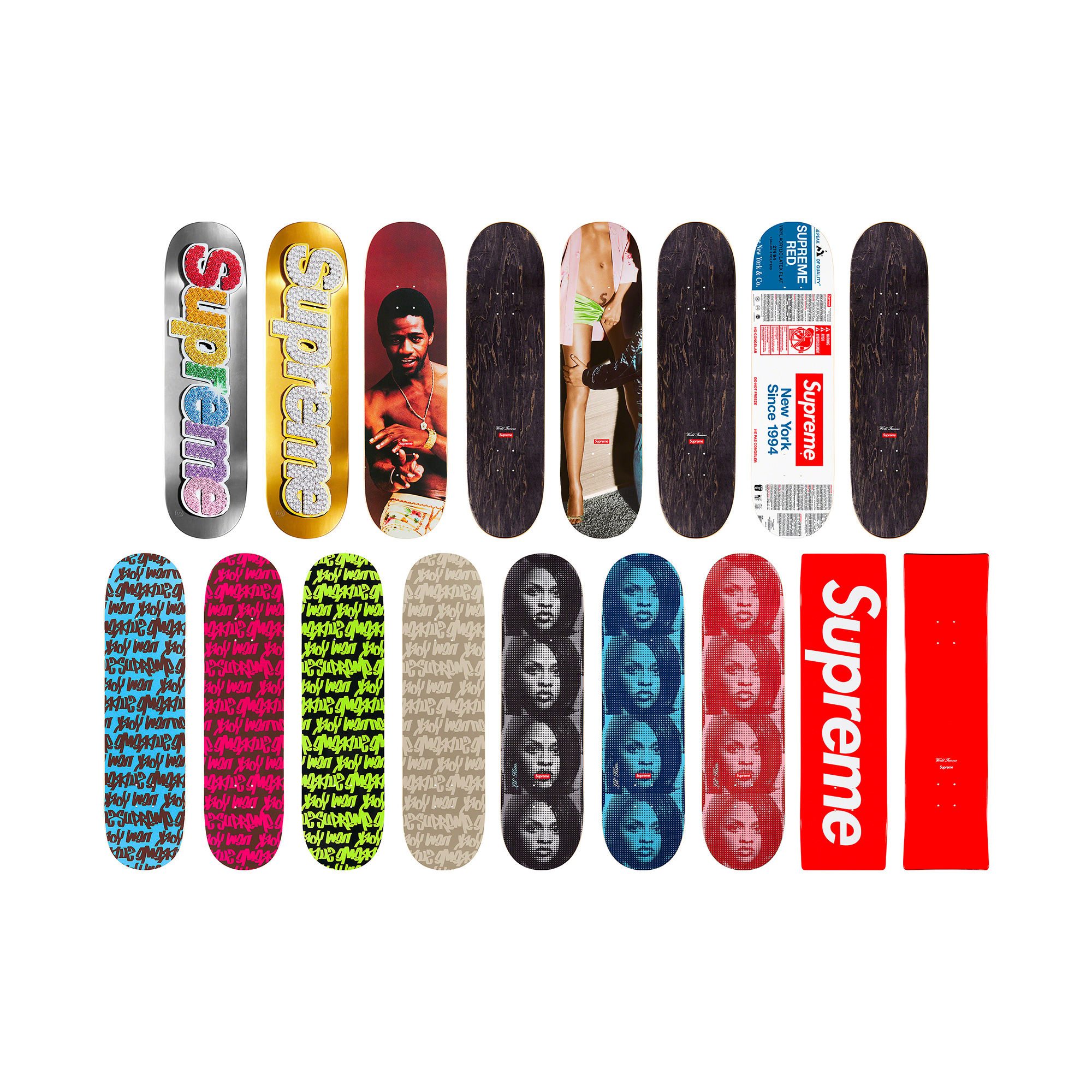 supreme skateboard decks