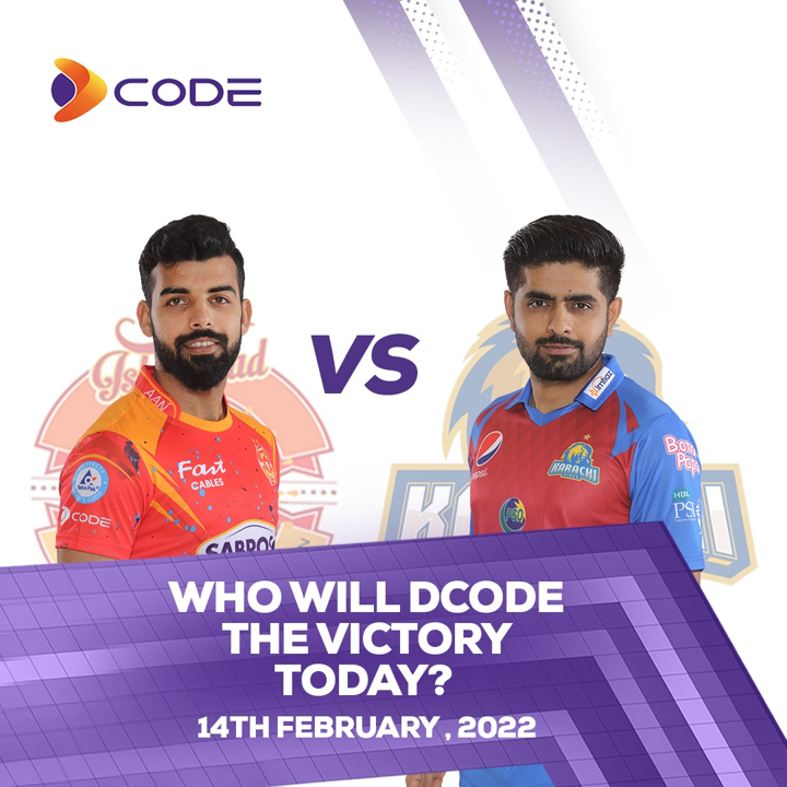 DcodePakistan's tweet photo. We're all hyped to DCODE today's matchπ
Who do you think will win?
#dcode #dcodepakistan #islamabadunited #unitedwewin #hblpsl7 https://t.co/4rJ5R6wCtk