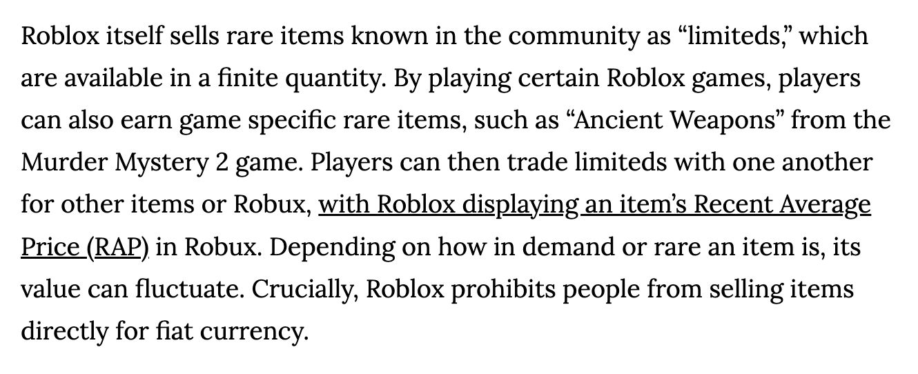 Robux Itself Damages the Economy: Poison Robux