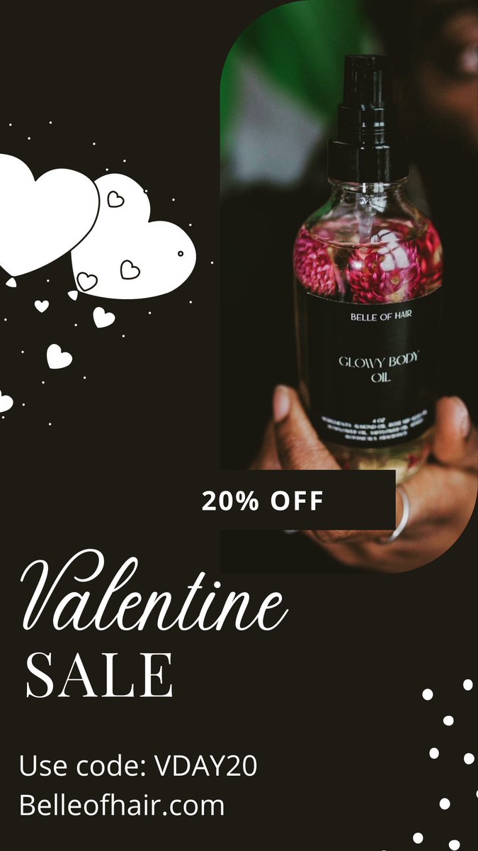 BelleofHair1's tweet photo. Happy Valentine’s Day! 

I hope your day is filled with LOVE and positive vibes! We are having a sale at https://t.co/2qGuZc1AAZ. Ask BAE for the card so you can get some top notch products 🥰🥰🥰 
Discount code: VDAY20 For 20% off https://t.co/Uq9eFCj8a1