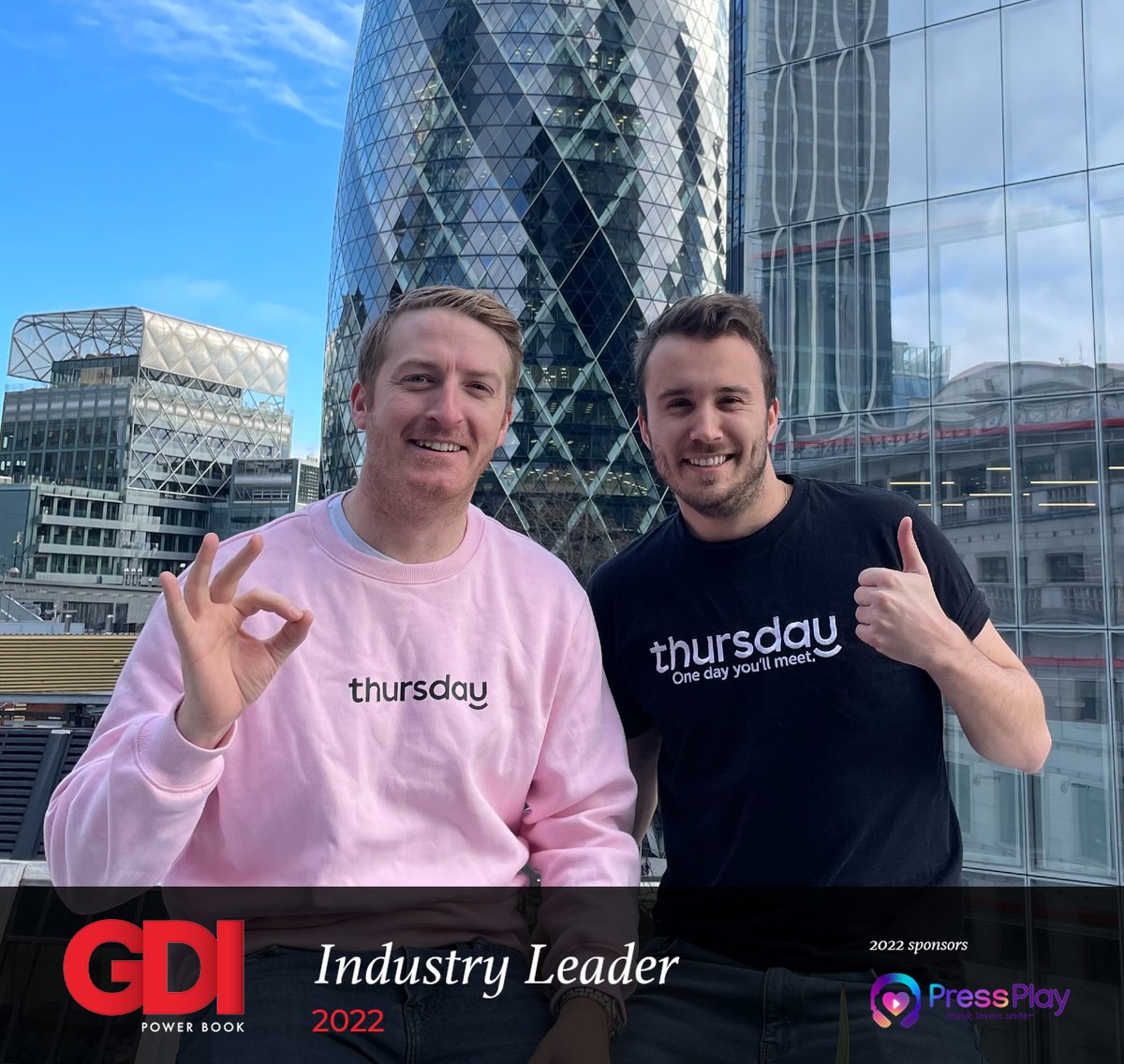 <a href="/GeorgeRawlingss/">George Rawlings</a> and <a href="/McNeillLoveMatt/">Matt McNeill Love</a> are next in the Power Book 2022 for their exceptional work on <a href="/thursdaydating/">Thursday</a>. The platform that's on the tip of everyone's tongue, their impressive marketing strategies and impressive social presence make them one to watch in 2022 #GDIPB22