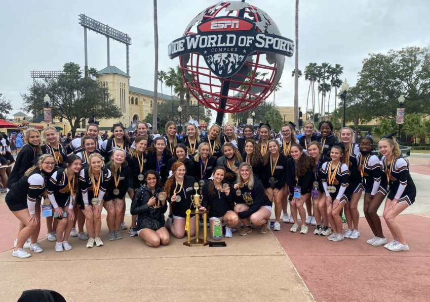 AthensALSchools's tweet photo. WAY TO GO ATHENS CHEER! Our Athens Cheer Teams have placed SECOND at NATIONALS in THREE of their competitions, including @AHS_Alabama Super Varsity, @AHS_Alabama Junior Varsity Game Day, and @amseagles Junior High! We are so very #Athensproud of you! #oneAthens #GoldenEagleSpirit https://t.co/9cUANPMFyc