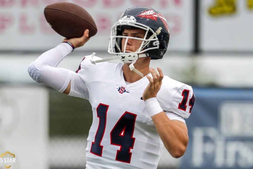 5StarPreps's tweet photo. 💥💥The NEW QB1s, part IX💥💥

South-Doyle has much to replace this spring. And that includes finding a successor to multi-year starting QB Nick Martin. 

But the Cherokees seem to have their guy in place. 

New QB1 ➡️ https://t.co/vp58xYOxFD https://t.co/nOcETd4A0Z