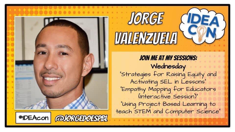 JorgeDoesPBL's tweet photo. Happy Valentine's Day, participants at #IDEAcon2022!
Please check out my 2 sessions later this afternoon in Nirvana B!
#JorgeDoesPBL #IDEAcon22 #SEL #EmpathyMaps #ideacon https://t.co/3HuHvZGiUC