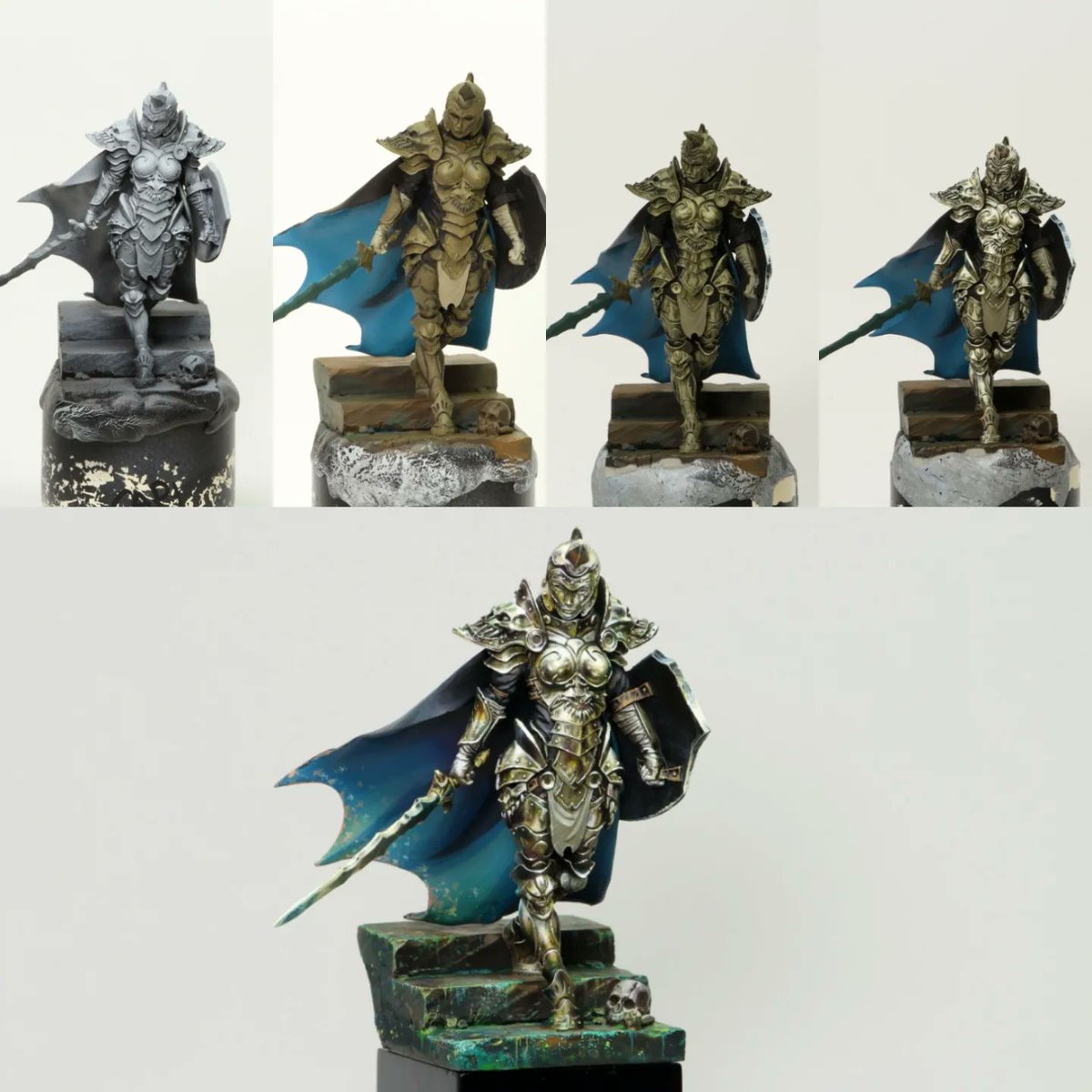 Sergio Calvo Miniatures - Working progress! Learn how to paint NMM