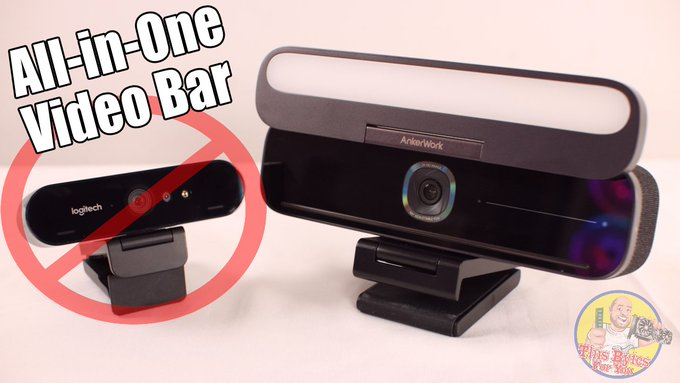 thisbytesforyou's tweet photo. Here we show you and go over the AnkerWork B600 Video Bar, this is looking to be like the best webcam in 2022, better than the Logitech BRIO UHD 4K Webcam, a 4K webcam?  You decide
Check it out here: https://t.co/Ag6Y5QPS9m
@logitech @thisBytesForyou @AnkerOfficial https://t.co/Zwn15o40JD
