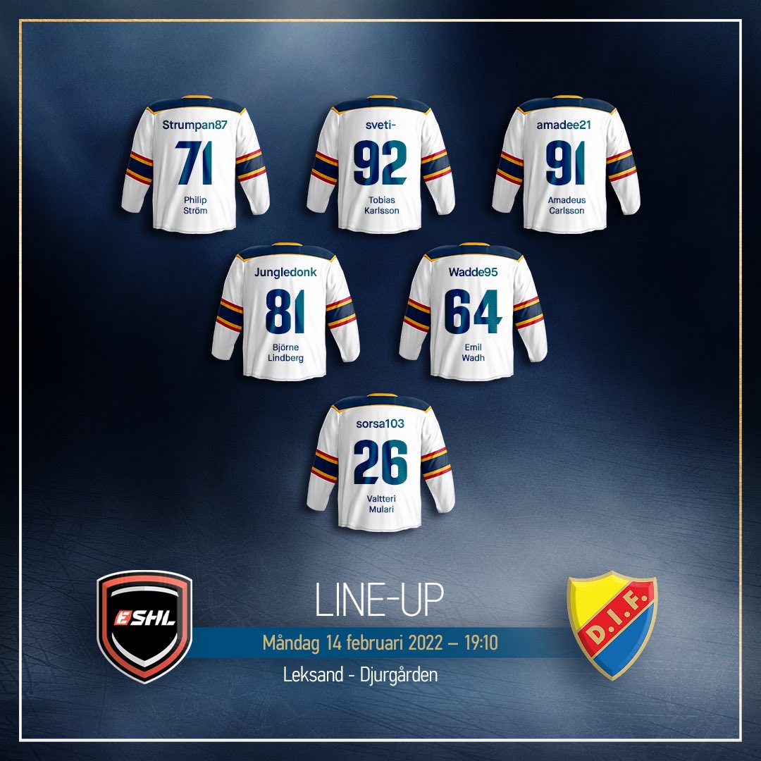 Match ikväll mot @primaesportenhl i <a href="/eSHLse/">eSHLse</a> 

Start 19:10 på Cmore play, tv4 play och twitch.tv/eshlse