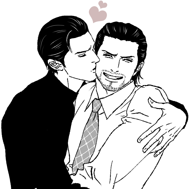 kirinmyouou's tweet photo. これは爆発せずにちゃんとお返しキス出来たほうの峯大 https://t.co/TR1vKvqctI