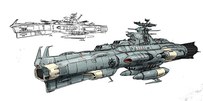 「近未来 軍艦」のTwitter画像/イラスト(新着)｜2ページ目