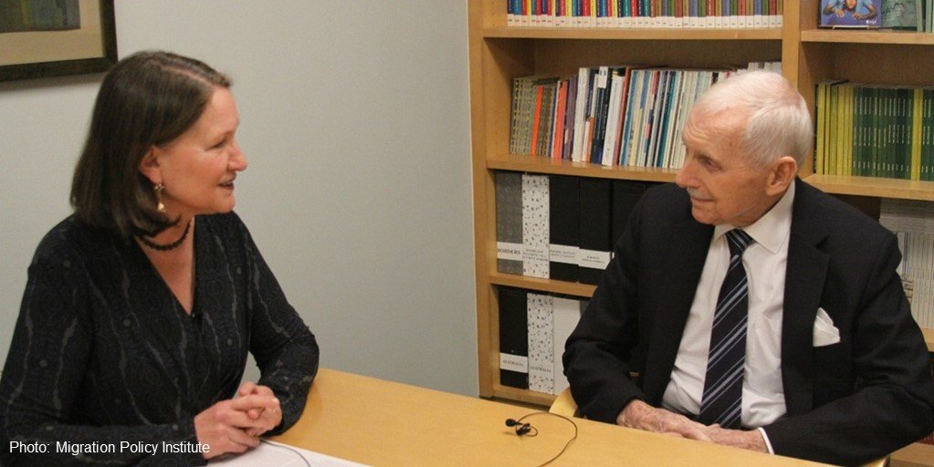 MigrationPolicy's tweet photo. What’s changed since the #GlobalCompactMigration was adopted in 2018?

At the time, MPI’s Kathleen Newland spoke with then-@UNmigration Director General William Lacy Swing about #GCM’s promise &amp; more https://t.co/N4xrwc0AVz https://t.co/ZahbplcAKv