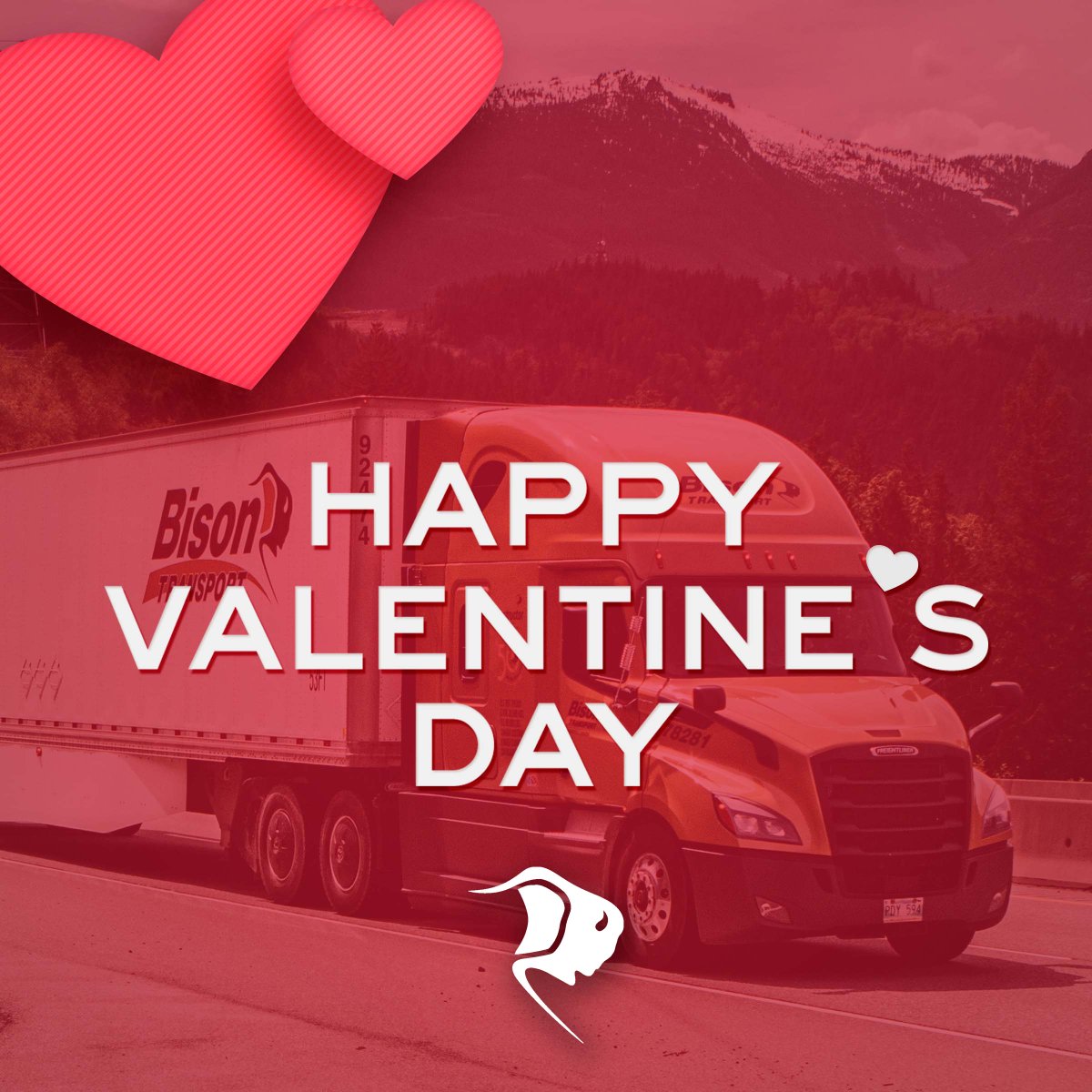 Happy Valentine’s Day to our dedicated Drivers, Staff, Customers, Partner Carriers! Each of you plays a vital role in our business. We appreciate every one of you. Do you feel the love?! #ValentinesDay #ThankYou #WeLoveTrucking