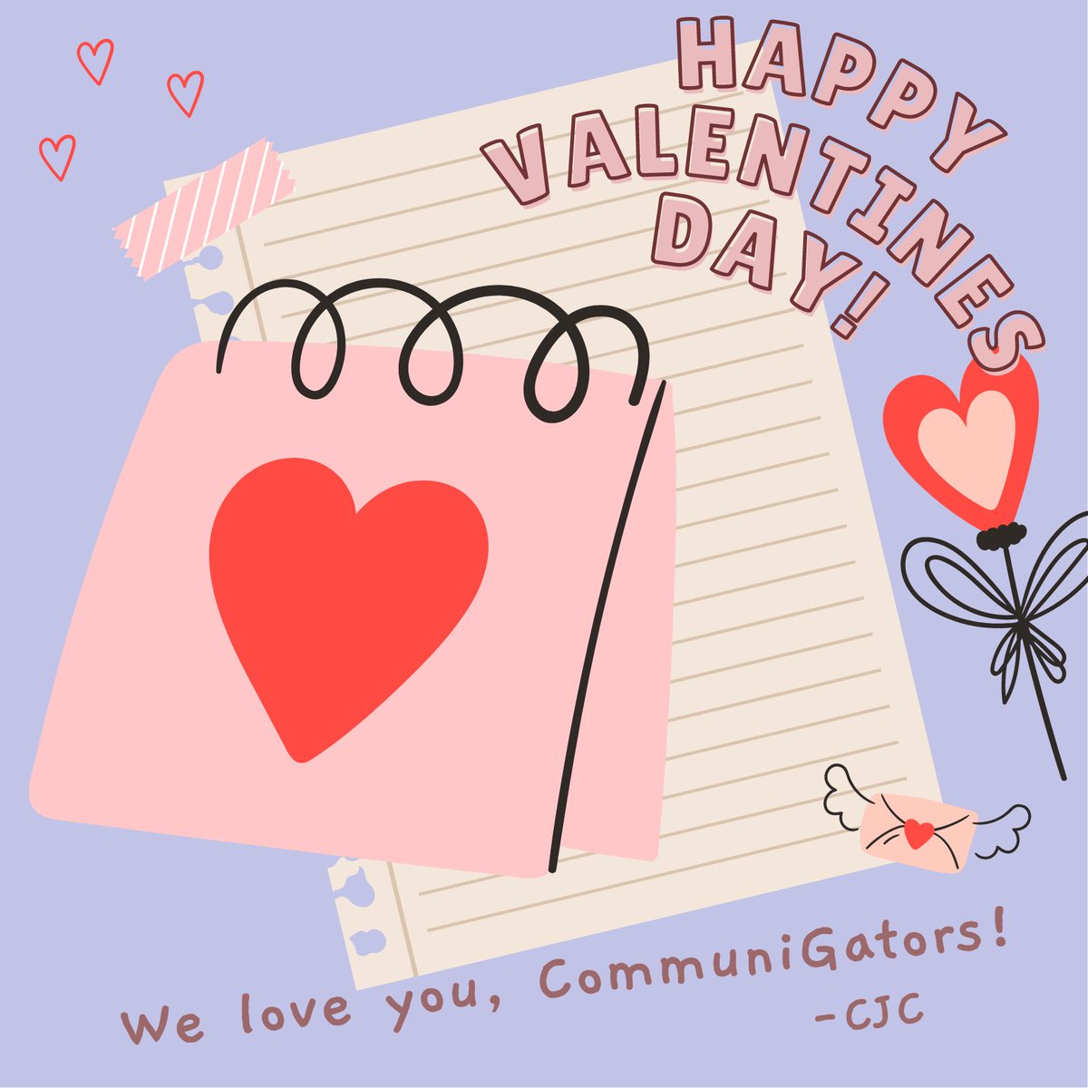 UFJSchool's tweet photo. Happy Valentine's Day, Gators! 🧡 💙 https://t.co/2zPw5ysnVO