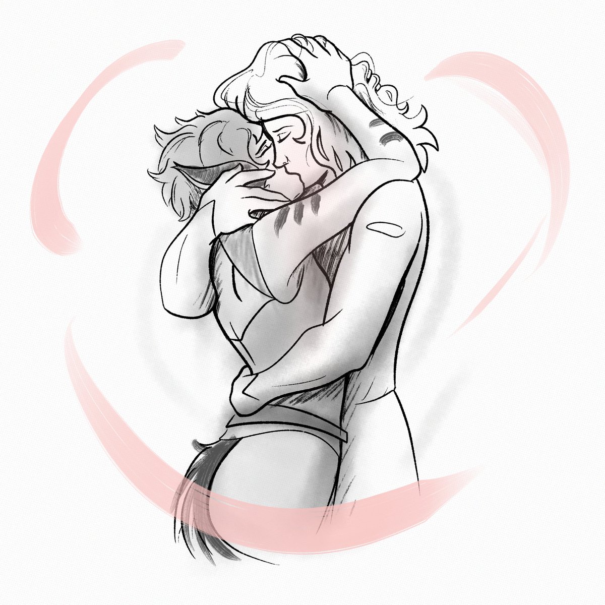 A quick Valentine's doodle for our fave dorks 💕

Hope everyone has a wonderful day whether spending time with a partner, friends, or pets 💕

#catradora #shera