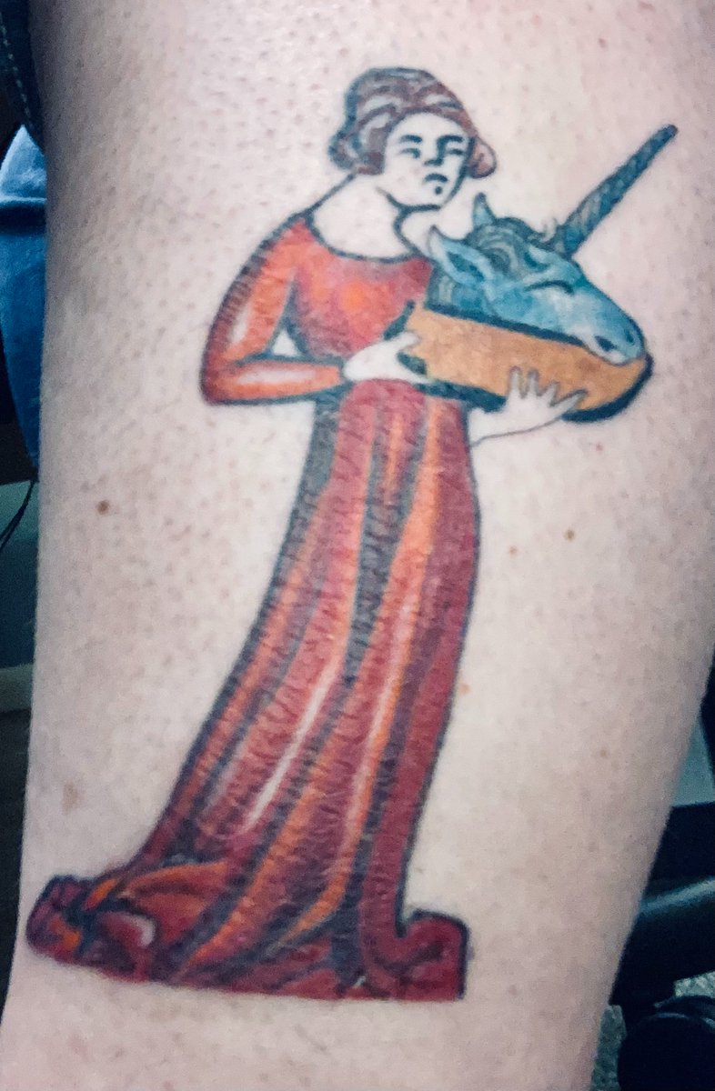 As I may have mentioned about 800 times, I had to have my knees replaced this last year. They were pretty much total teardowns. But the most fun part of renovations is coming up with a new decorative scheme, so I did this. Oh, yes; I did. <a href="/julianpharrison/">Julian Harrison</a> @bl_medieval