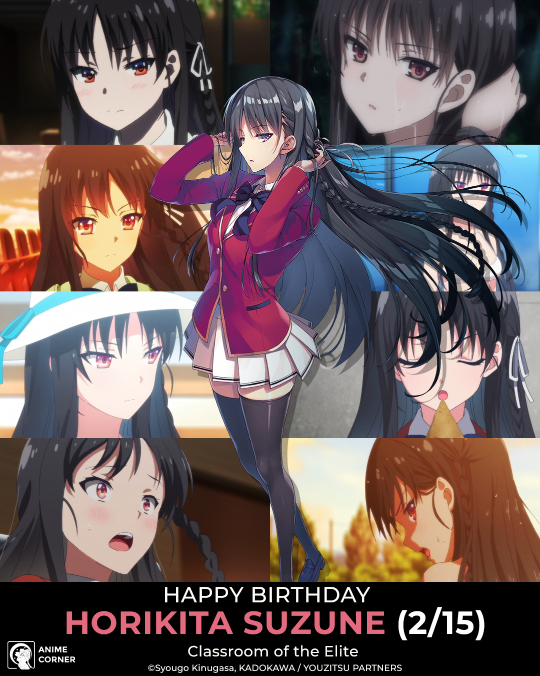 Anime Corner on X: Happy Birthday to the smart and beautiful