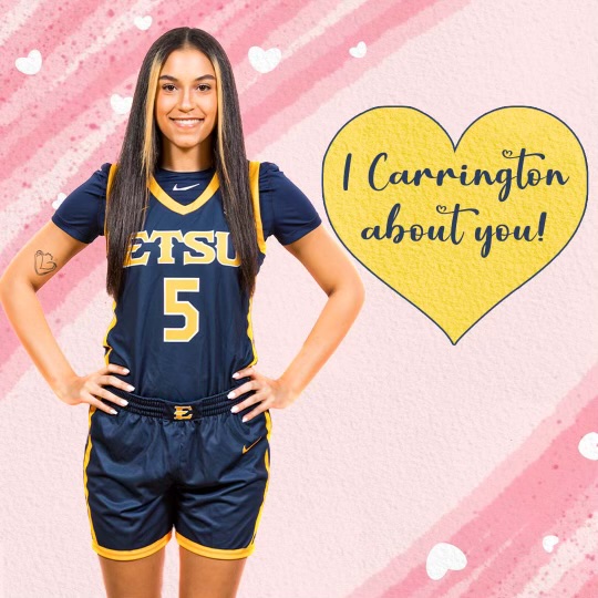 ETSU_WBB's tweet photo. Still looking for something to send to that special someone? We've got you covered! 

Happy Valentine's Day, ETSU women's basketball fans! 

#ETSUTough | #TheExpectation https://t.co/mDCfmpKV9O