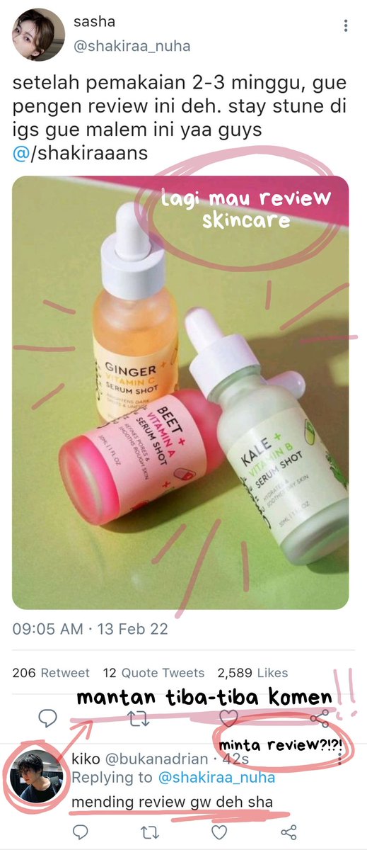 decalcovanilla's tweet photo. 𝐑𝐄𝐕𝐈𝐄𝐖 𝐌𝐀𝐍𝐓𝐀𝐍: ketika lo diminta nge-review mantan lo yang segambreng

"𝑬𝒉, 𝒓𝒆𝒗𝒊𝒆𝒘 𝒈𝒖𝒆 𝒋𝒖𝒈𝒂, 𝒅𝒐𝒏𝒈!"

bts local one-shot au by ©decalcovanilla https://t.co/sKYanqP6JX