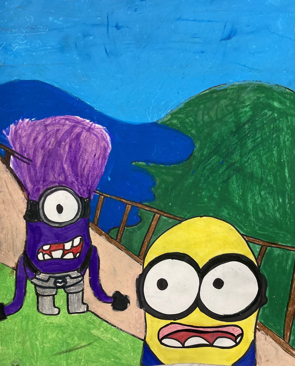 Art_with_MsG's tweet image. 2nd Semester 7th graders completed their remixes of Edvard Munch’s “The Scream” last week.. love seeing their creativity! #TeamKidsFirst #MiddleSchoolArt #arteducation