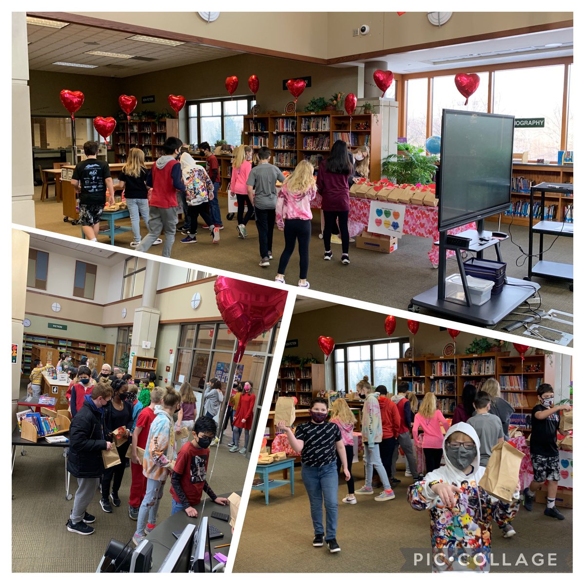 rsi_library's tweet photo. Blind date with a book was a huge hit! @HSESchools https://t.co/nkVX7S38vB