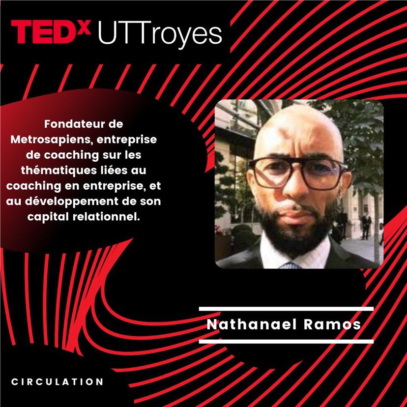 Voici déjà notre 2ème speaker : Nathanaël Ramos !

👉Au court de ce TED il vous parlera de la circulation des idées à travers le numérique et notamment les réseaux sociaux.👈

Si cela vous intéresse, n’hésitez pas à prendre votre place pour le Tedx, le lien est dans notre bio !