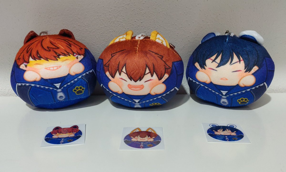 manjuus came home!! they're the cutest thing ever, thanks again to <a href="/canonmix_art/">Canon | dying inside</a> <a href="/daiya_dollights/">Daiya Dollights | waiting 2nd samples</a> for creating them!! 🙏🏻💙💙 also the stickers are sooo adorable 🥺 a big shout-out to canon for their kindness and their talent! ✨💙