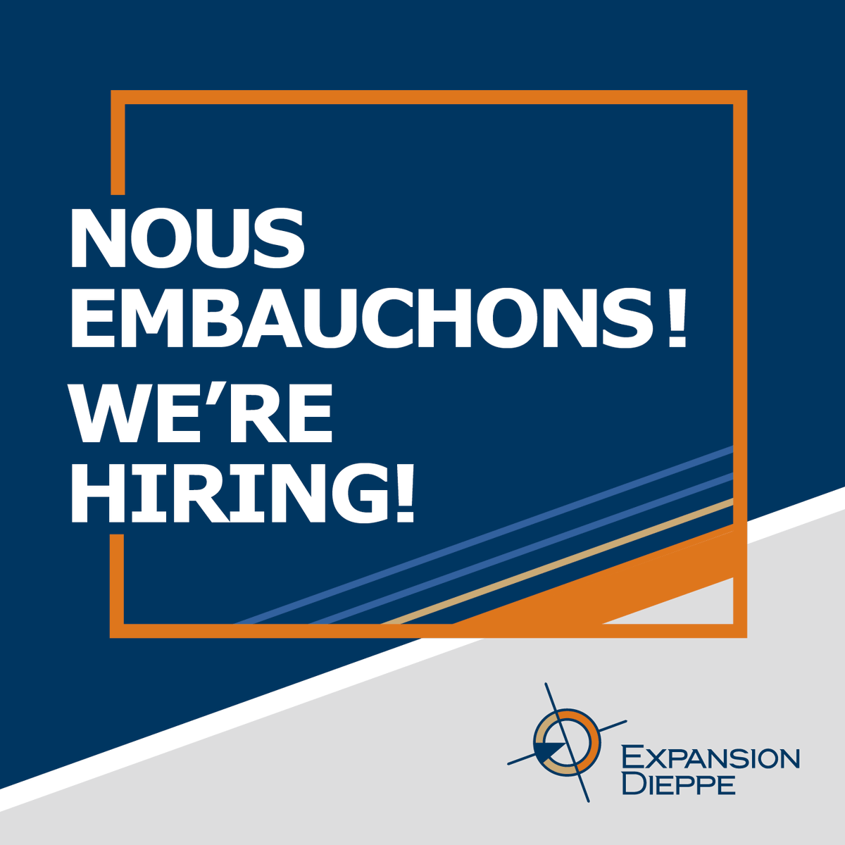 ExpansionDieppe's tweet photo. Vous êtes la personne parfaite pour combler le poste d’Agent(e) de Communications et Marketing chez Expansion Dieppe? Postulez avant 7 mars 2022 à 12h (midi) : https://t.co/hA8h9QraUA https://t.co/SgjLqxsO3C