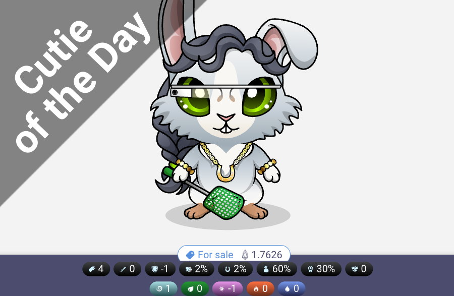 BlockchainCutie's tweet photo. Cutie of the Day

The lucky one

Get it here: ➡️ https://t.co/xQ9eAniRW3

#dapps #nfts #blockchaingame https://t.co/yYmIvFFtmX