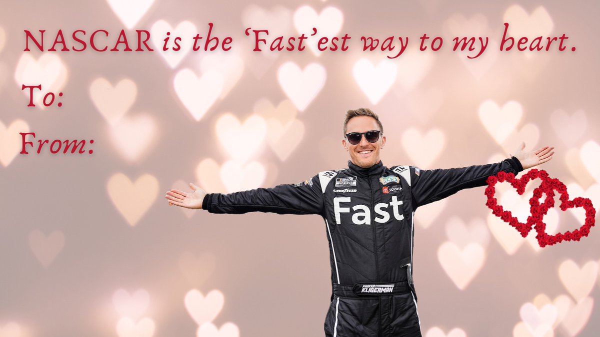 We have you covered for #ValentinesDay! #NASCAR | #TeamToyota | @fast