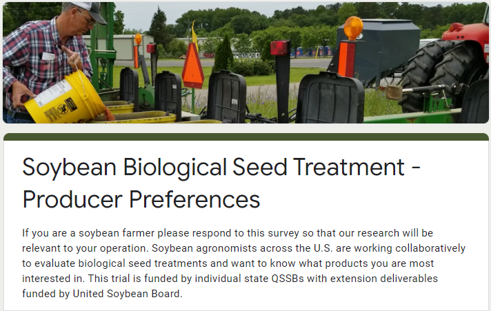 Eabfranc's tweet photo. The "Science for Success" team of Soybean Extension Specialists dedicated to bringing the best management practices to growers needs your contribution for a new research project. If you're in the US, please respond to this 2-minute survey: https://t.co/IXZ5SQEx20 https://t.co/DUA8YqJ5QR