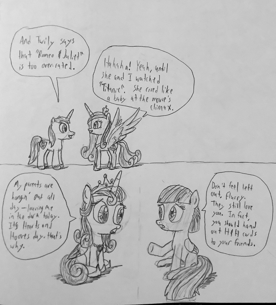Nick Stephen (@nstephen1991) on Twitter photo *TBs <a href="/mlp_Twilight/">Princess Twilight Sparkle</a> *: fan pic pencil sketch art of <a href="/MLP_FlurryHrt/">Flurry Heart</a> and Wind Sprint having a little chat while (in the background) <a href="/mlp_Cadance/">Princess Cadance</a> and <a href="/mlp_Armor/">Shining Armor</a> are having their own. ((Hearts and Hooves Day 2022 moments)) *TBs <a href="/mlp_Twilight/">Princess Twilight Sparkle</a> *: fan pic pencil sketch art of <a href="/MLP_FlurryHrt/">Flurry Heart</a> and Wind Sprint having a little chat while (in the background) <a href="/mlp_Cadance/">Princess Cadance</a> and <a href="/mlp_Armor/">Shining Armor</a> are having their own. ((Hearts and Hooves Day 2022 moments))