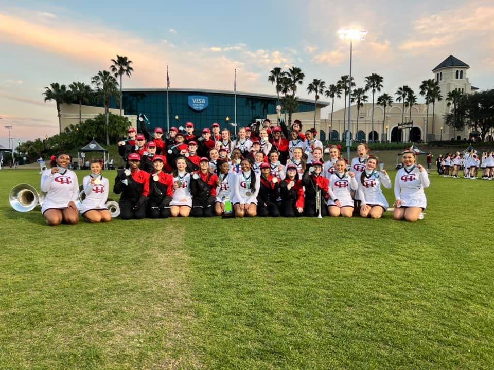 fairybxrden's tweet photo. i am so incredibly proud of us. we went out there and proved ourselves. i am so grateful that i got to share this wonderful experience with band. we are a family. #respectthehill #2ndinthenation https://t.co/X0ctlMWMyw
