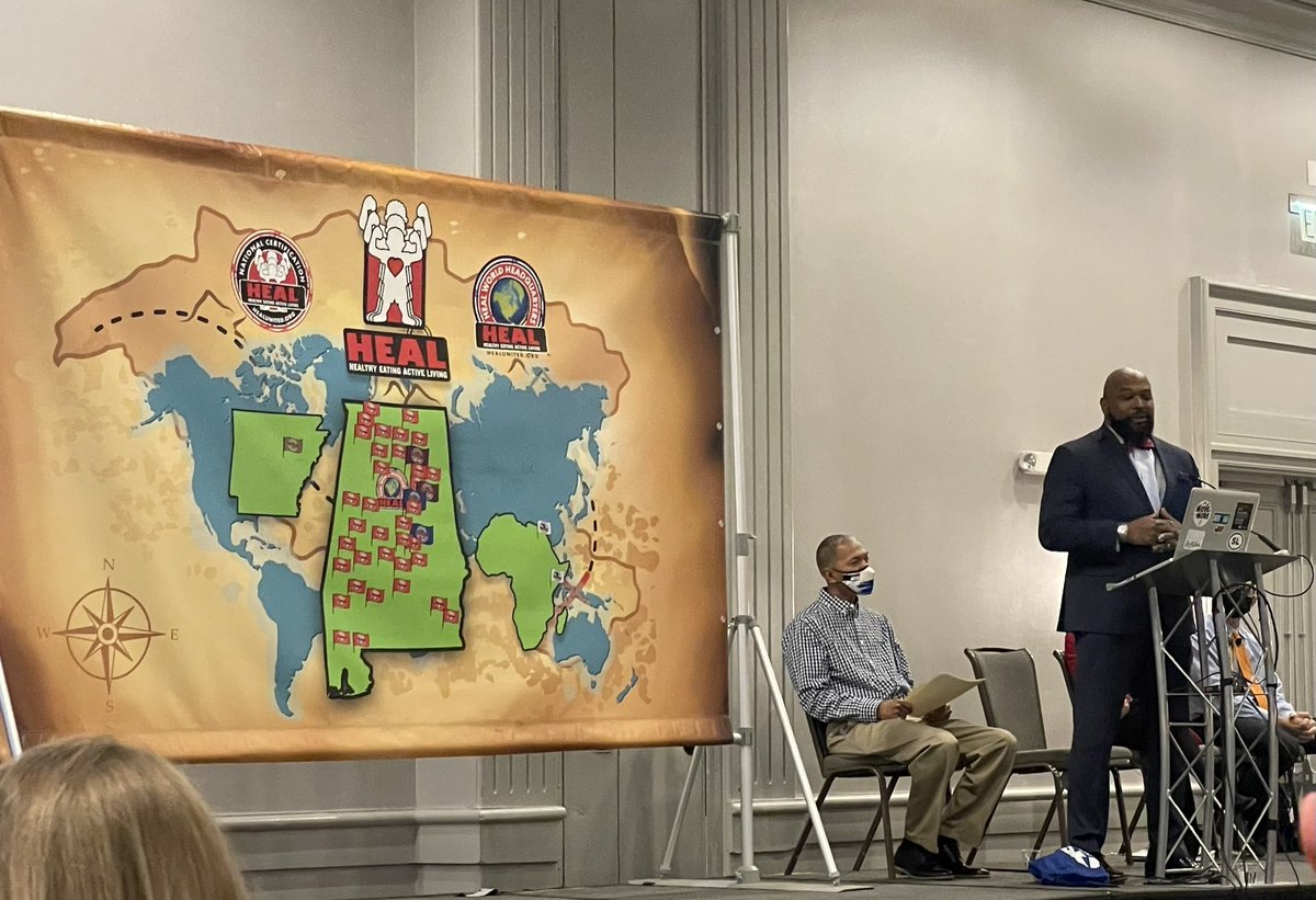 Alabama State Superintendent speaking <a href="/NatAcademyofHPL/">National Academy of Health & Physical Literacy</a> Health and physical literacy Summit. He understands the importance of health and physical literacy and the role it plays in education! Wow! Amazing, energetic speaker. <a href="/DegaSuper/">SuperDega</a> thanks for sharing! <a href="/LA_HPERD/">LAHPERD</a>