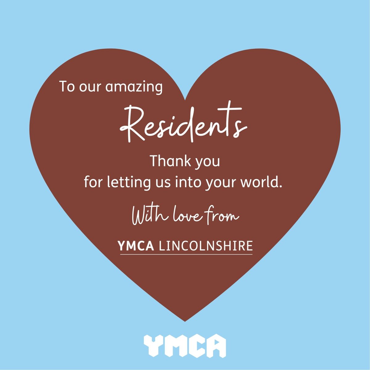 Our Housing team has its own #ValentinesDay thank-you message.

#YMCA #Lincolnshire