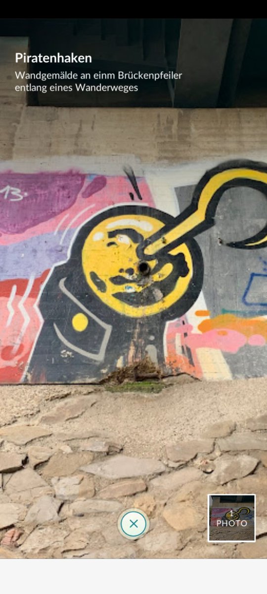 jen_deslauriers's tweet photo. I love the gift @QZxyx but tbvc something is missing π’ π #PokemonGO #PokemonGOfriend #mural #gift #wheresmysticker π https://t.co/xWaTxsKT6O